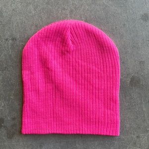 Pink beanie